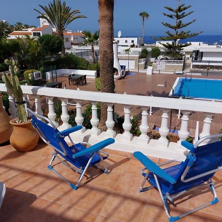 First Line Villa Floor Studio Apartment With Amazing Sea View Air Conditioned Just 50M From The Beach Costa Adeje  Buitenkant foto